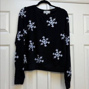 Wildfox “snowflake” baggy beach jumper